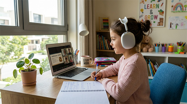 Online K-12 School case photo